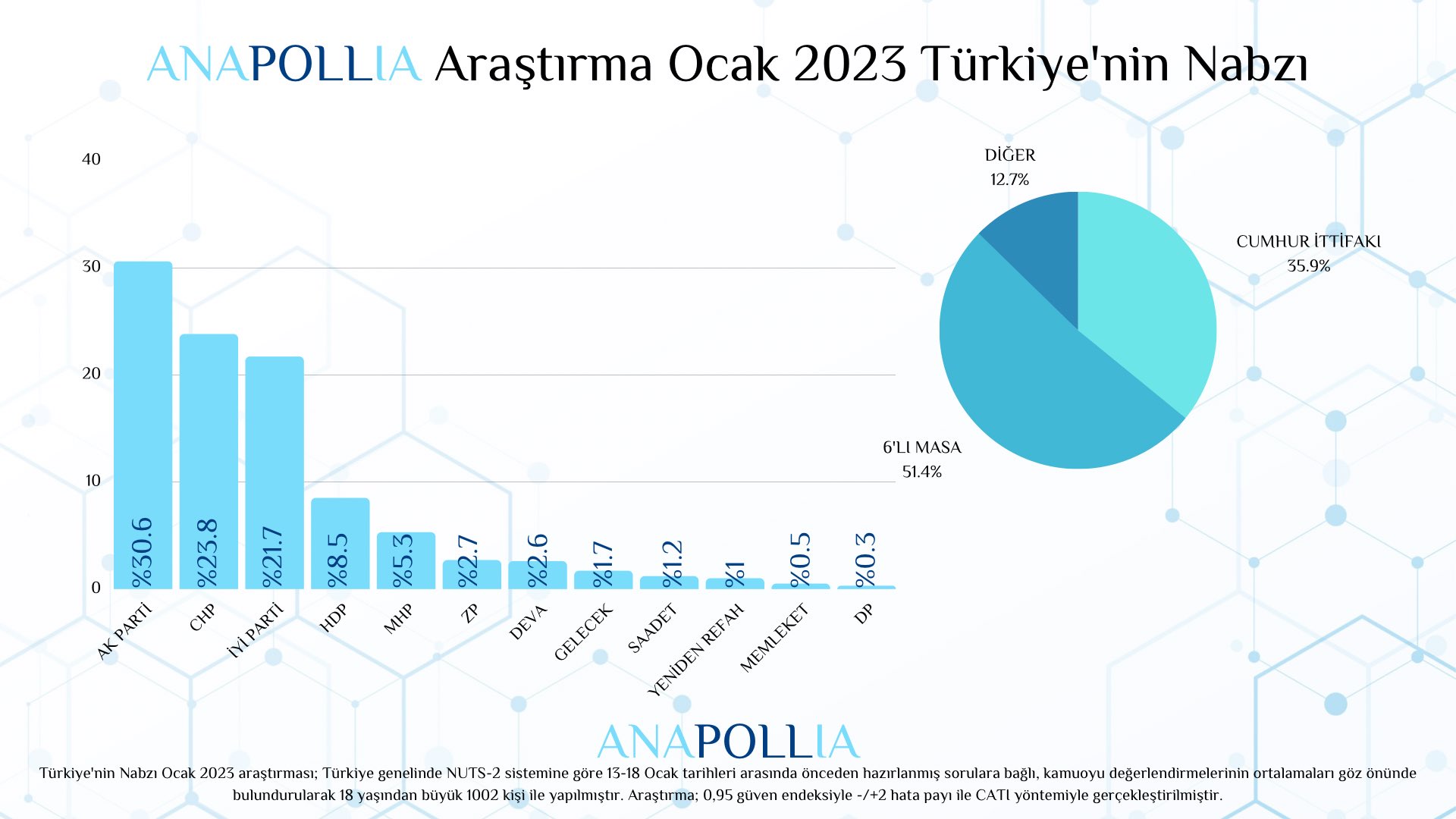 ANAPOLLIA Araştırma Ocak 2023 Seçim Anketi Sonuçları